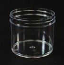 4 oz 70/400 Regular Wall Straight Base Clear PS Jar