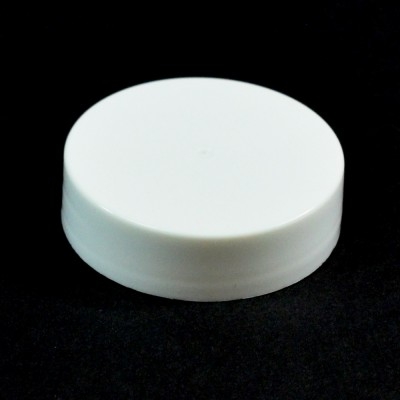 38/400 White Smooth Straight PP Cap / PS Liner