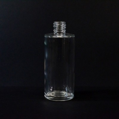 2.5 oz 18/415 Cylinder Clear Glass Bottle