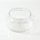 6 oz 70/400 Palermo Oval Clear PET Jar