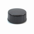 24/400 Black Phenolic Cone Lined (Polyseal) Cap