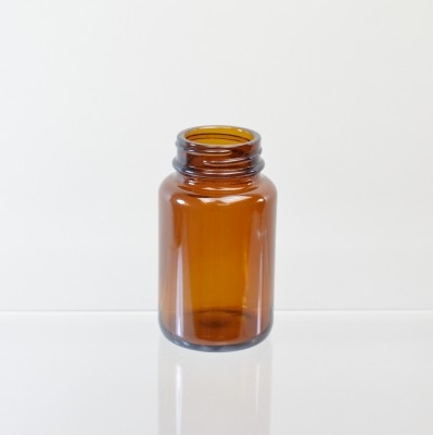 100CC 38/400 Amber Glass Nutritional Supplement Packer