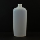 12 oz 24/410 Classic Oval Natural HDPE Bottle