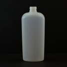 12 oz 24/410 Classic Oval Natural HDPE Bottle