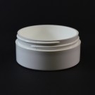 2 oz 70/400 White Thick Wall Straight Base PP Jar