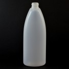 16 oz 24/410 Teardrop Oval Natural HDPE Bottle