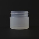 1/4 OZ 33/400 Thick Wall Straight Base Natural PP Jar - 1638/Case
