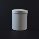 20 oz 89/400 Regular Wall Straight Base White PP Jar