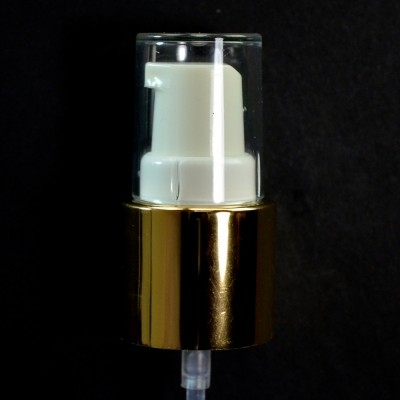 22/415 Treatment Pump Shiny Gold/White/Clear Hood