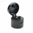 28/410 Smooth Black Snaptop Dispensing PP Cap