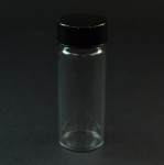 6 DRAM Screw Thread Clear Glas Vial 24/400