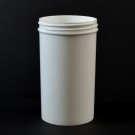 8 oz 63/400 Regular Wall Straight Base White PP Jar