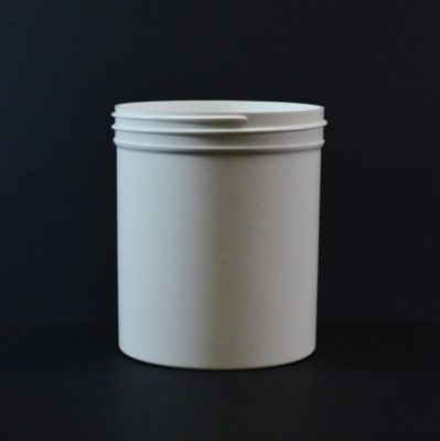 16 oz 89/400 Regular Wall Straight Base White PP Jar