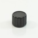 18-DIN Black Regular Vertical Dropper Cap