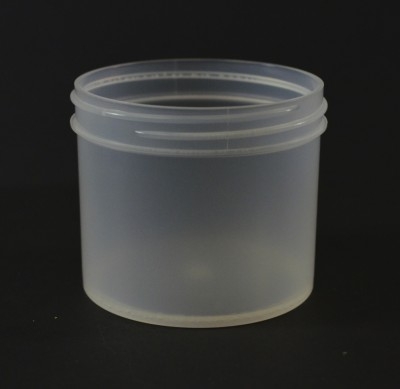 4 oz 70/400 Regular Wall Straight Base Natural PP Jar