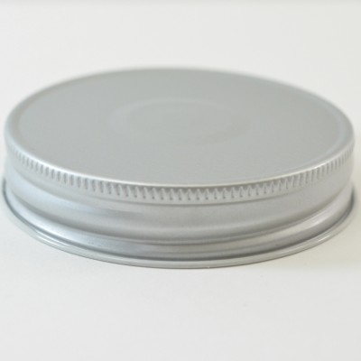 70G-450 Silver with Button Metal Cap with Plastisol Liner