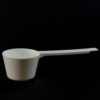 50 cc Plastic Measuring Scoop White Long Handle 5.553 X 2.053 X 1.368