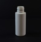 2 oz 24/410 Cylinder Round White LDPE Bottle