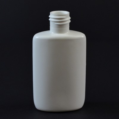 1.25 oz 15/415 Drug Oval White HDPE Bottle