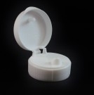 33/400 Ribbed White Snaptop Dispensing PP Cap