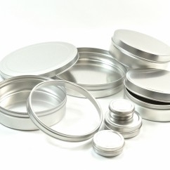 Seamless Shallow Metal Jars