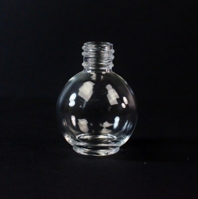 1 oz 18/415 Round Globe Clear Glass Bottle