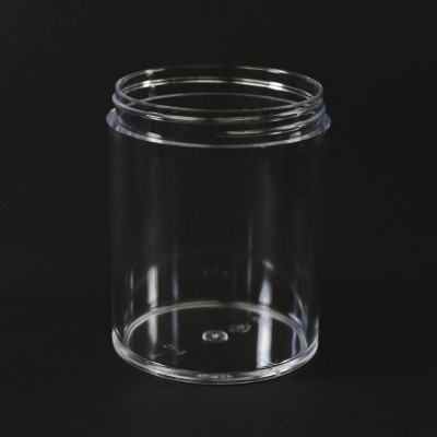 Thick Wall Straight Base Plastic Jars, Alameda Packaging