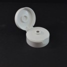 2' Diameter White Flip Top Dispensing Cap .250 Orifice