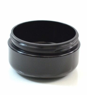 2 oz 70/400 Double Wall Round Base Black PP Jar (Discontinued)