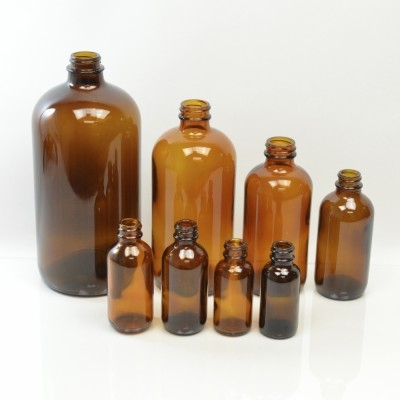 Boston Round Glass Bottles