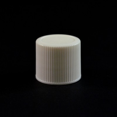 20/415 Nail Polish Cap Fine Ribbed Cap White