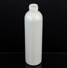 8 oz 24/410 Cosmo Round White PET Bottle