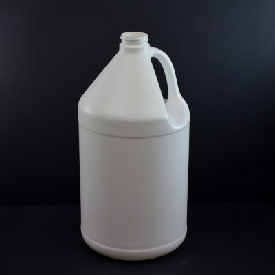 1 Gallon 38/400 White Jug Handle HDPE